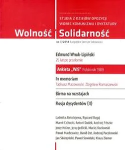 Obrazek Wolność i Solidarność. 7/2014