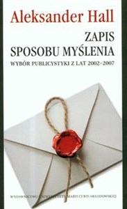Bild von Zapis sposobu myślenia Wybór publicystyki z lat 2002-2007