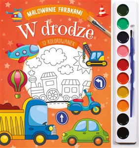 Bild von Malowanie farbkami. W drodze