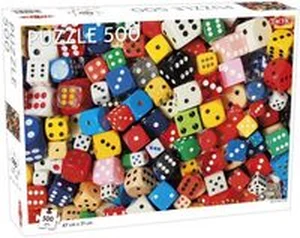 Bild von Puzzle Dices Pattern 500 elementów