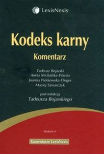 Obrazek Kodeks karny Komentarz
