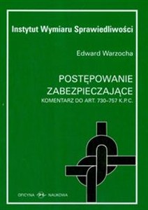 Bild von Postępowanie zabezpieczające Komentarz do art. 730-757 K.P.C.