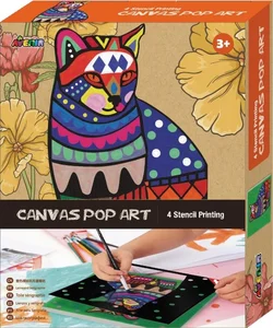 Bild von Płótno pop art kot
