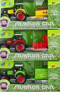 Obrazek Traktor z przyczepą mix