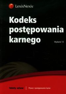 Obrazek Kodeks postępowania karnego