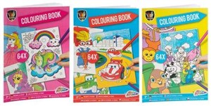 Obrazek Kolorowanka 64 strony, niebieska