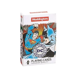 Obrazek Karty do gry Waddingtons DC Superheroes Retro wersja angielska