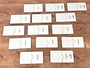 Obrazek Puzzle ułamkowe
