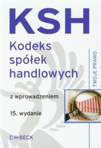 Obrazek Kodeks spółek handlowych z wprowadzeniem