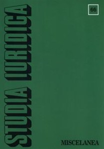 Bild von Studia Iuridica nr 66