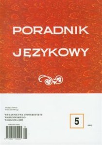 Bild von Poradnik językowy 5/2009
