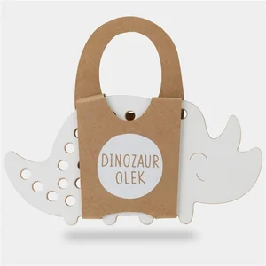 Bild von Dinozaur Olek.Drewniana przeplatanka Montessori