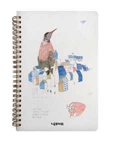 Obrazek Notes A5/68K Pingwin w mieście