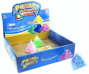 Obrazek Gra labirynt piramidka MIX