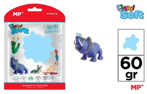 Obrazek Pasta modelarska 60g niebieska