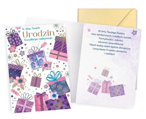Obrazek Karnet Urodziny