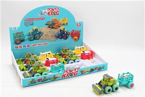 Obrazek Traktor z przyczepą MIX