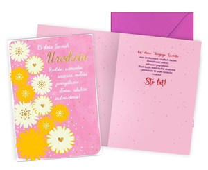 Obrazek Karnet Urodziny