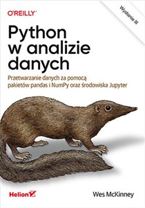 Bild von Python w analizie danych. Przetwarzanie danych za pomocą pakietów pandas i NumPy oraz środowiska Jupyter.