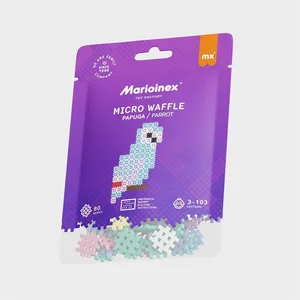 Bild von Micro Waffle 80 elementów Papuga