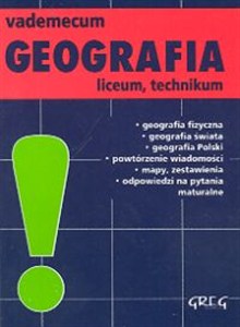 Bild von Vademecum mini Geografia Liceum technikum