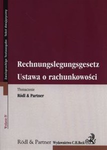 Bild von Ustawa o rachunkowości Rechnungslegungsgesetz
