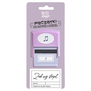 Obrazek Pieczątka z napisem - Nuta