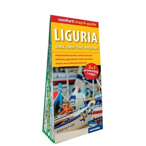 Obrazek Liguria laminowany map&guide (2w1: przewodnik i mapa)
