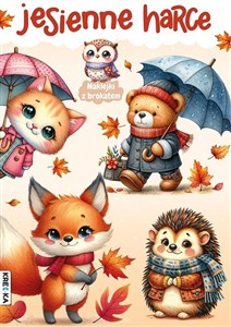 Bild von Jesienne harce Naklejki z brokatem