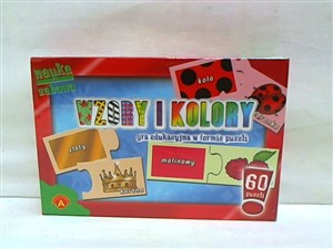 Obrazek Wzory i kolory Gra edukacyjna w formie puzzli