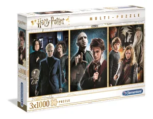 Obrazek Puzzle Harry Pottter 3x1000