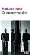 Polnische buch : Ce quaimer... - Mathieu Lindon