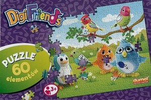 Bild von DigiBirds puzzle 60 elementów DUMEL